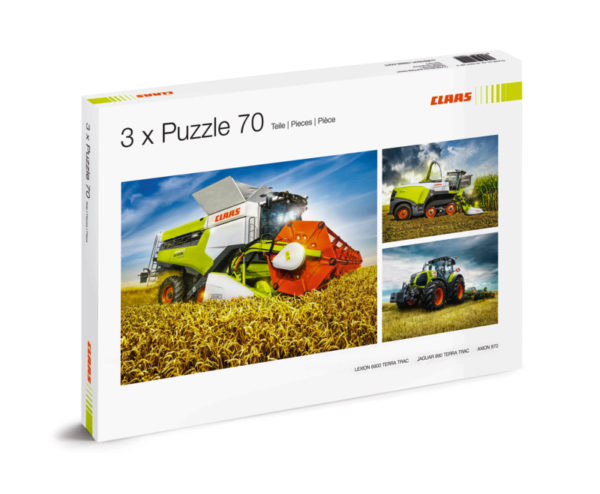 Puzzle 3x70 pièces CLAAS chez JF-AGRI à Schlierbach