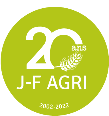 Logo 20 ans J-F AGRI à Schlierbach