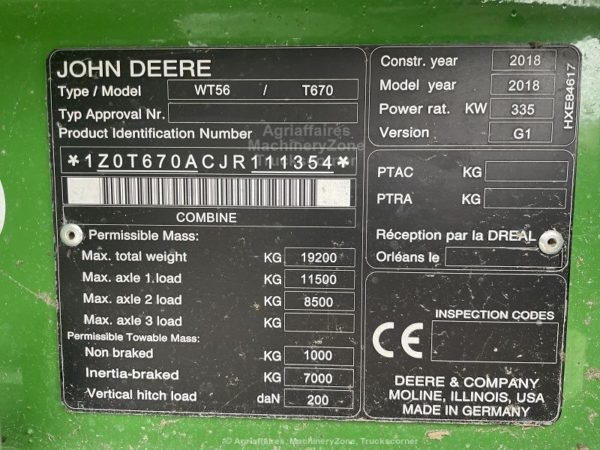 john deer 670 t machine occasion schlierbach 7