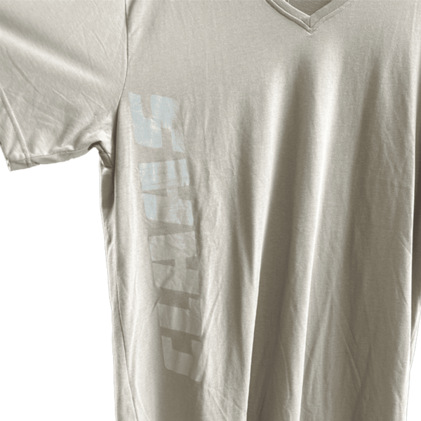 T-shirt femme CLAAS décolleté en V gris jf-agri à schlierbach