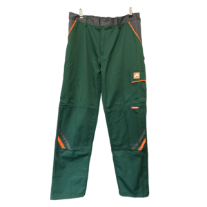 pantalon de travail amazone pour homme vert et orange jf-agri schlierbach