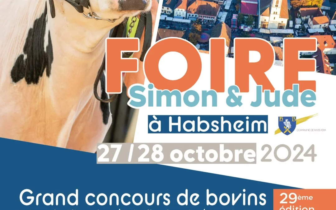 Foire Simon et Jude 2024 à Habsheim