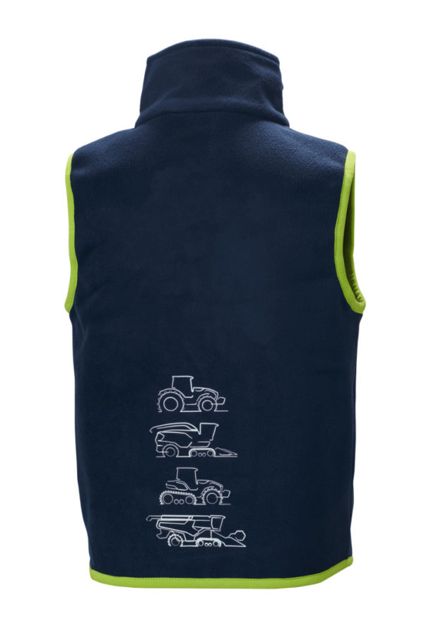 Gilet polaire bleu claas enfant