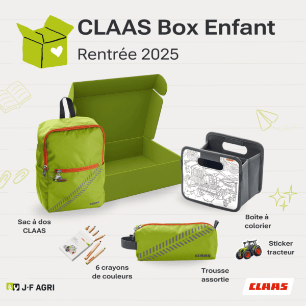 claas box enfants rentrée 2025 claas jf agri schlierbach