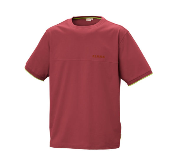 t-shirt bordeaux claas JF AGRI à Schlierbach