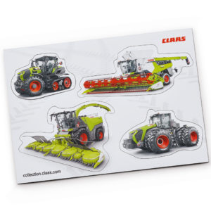 Carte postale magnétique (4 machines claas)